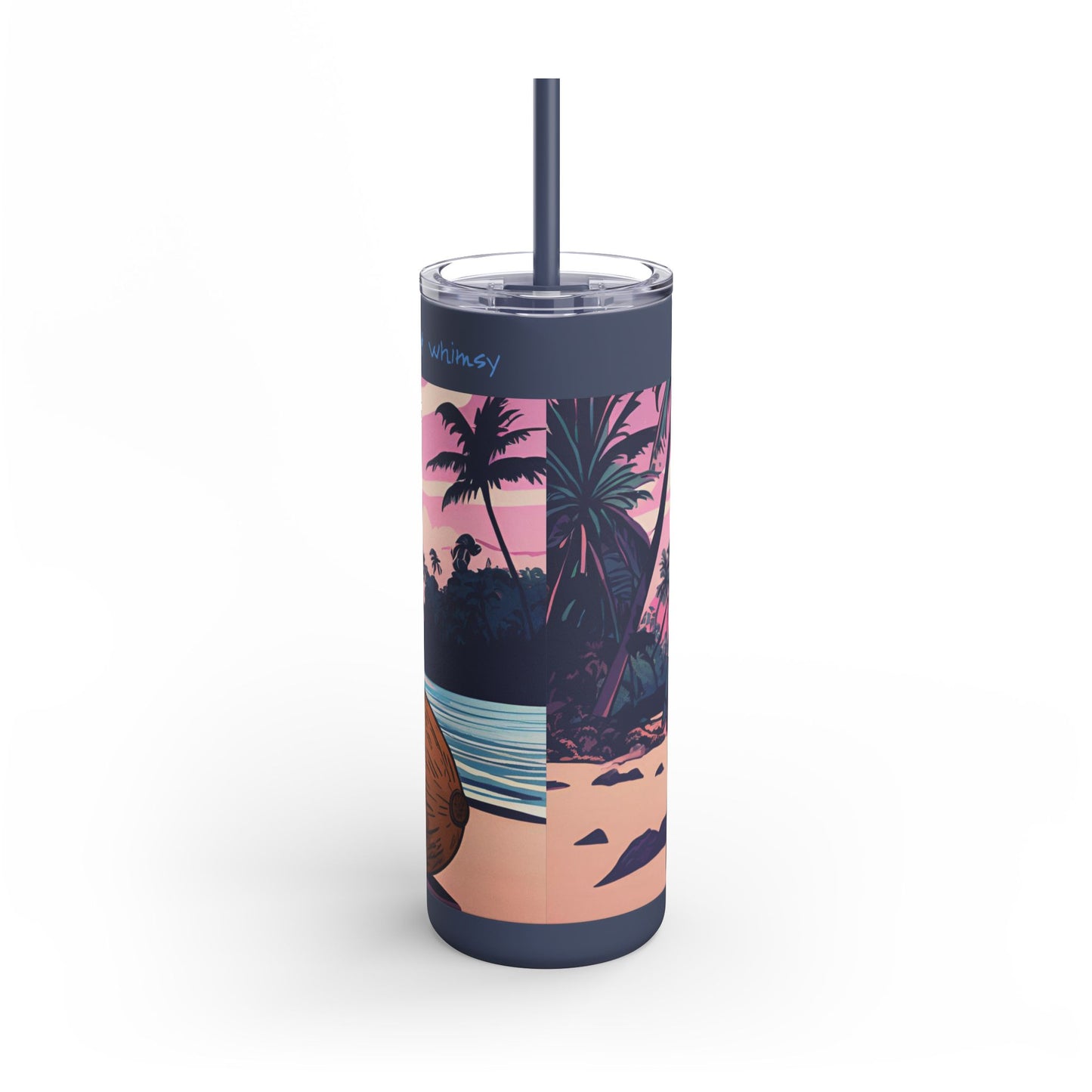 Tropical Sunrise Matte Tumbler | 20 oz Insulated Tumbler
