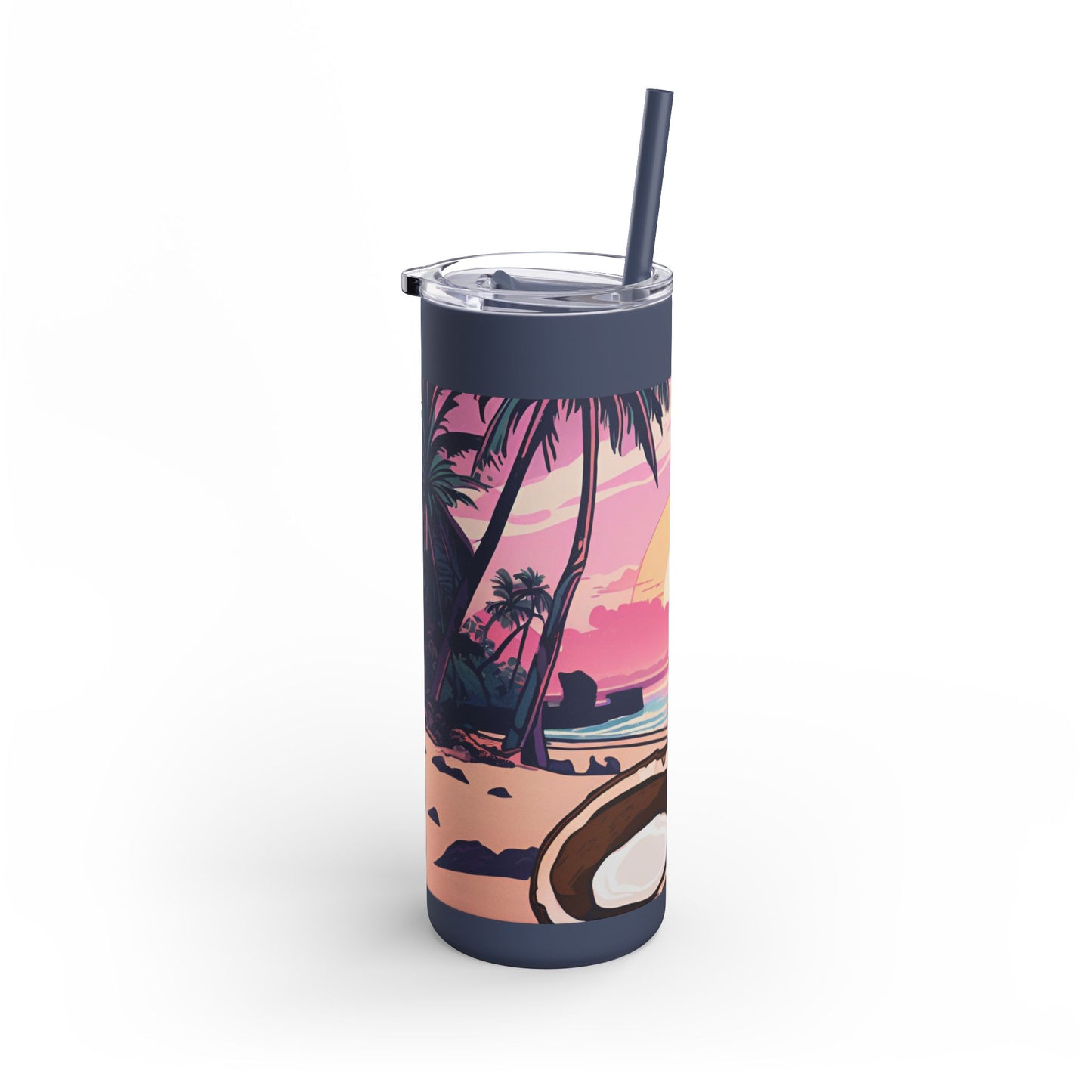 Tropical Sunrise Matte Tumbler | 20 oz Insulated Tumbler